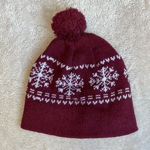5/20! Burgundy knit Beanie